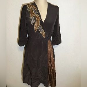 Aryn K. Silk dress size small
